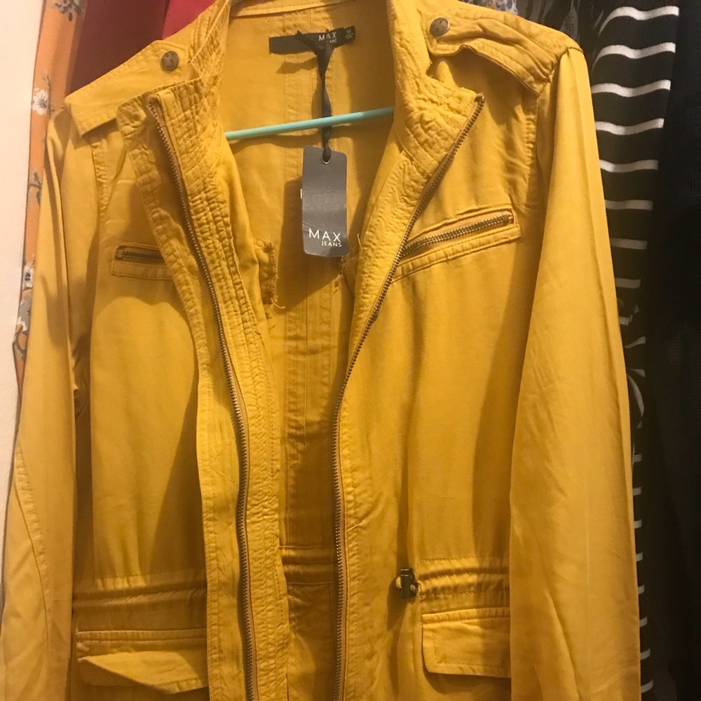 Max Jeans Yellow Mustard Jacket (Medium)